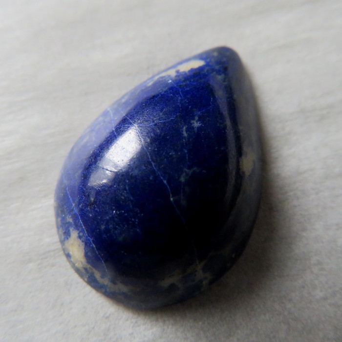 Dark lapis lazuli, cabochon no. 17