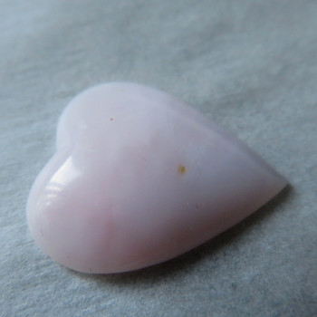 Růžový opál Peru, srdíčko č.B5