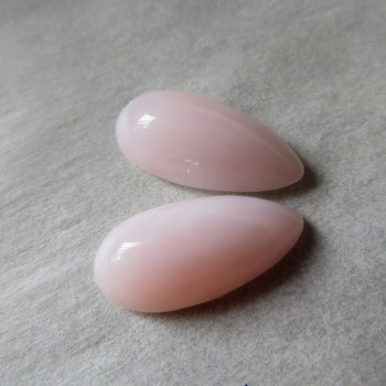 Pink opal Peru, pair no. R1