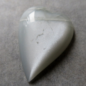Silver Moonstone, heart no.1