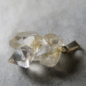 Pakistani Herkimer crystal, pendant no.02