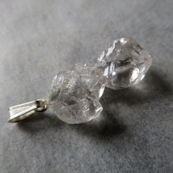 Pakistani Herkimer crystal, pendant no.03
