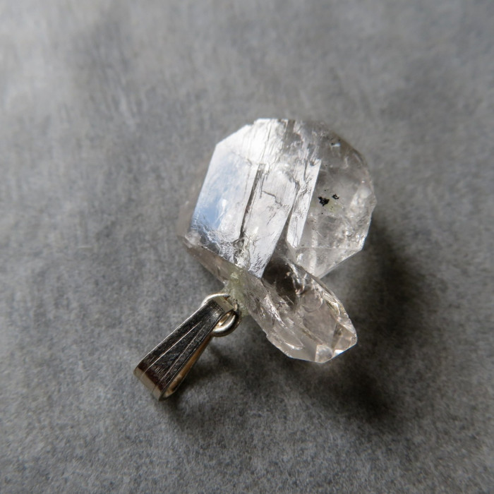 Pakistani Herkimer crystal, pendant no.04