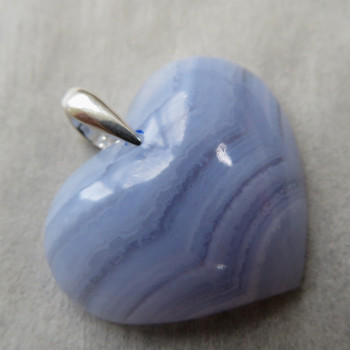 Modrý chalcedon, přívěsek č.H3
