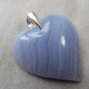 Modrý chalcedon, přívěsek č.H4
