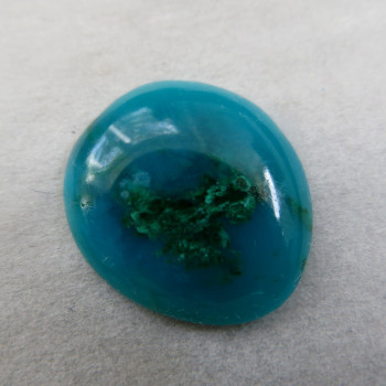 Gem silica,  Peru, Top barva, kabošon č.8