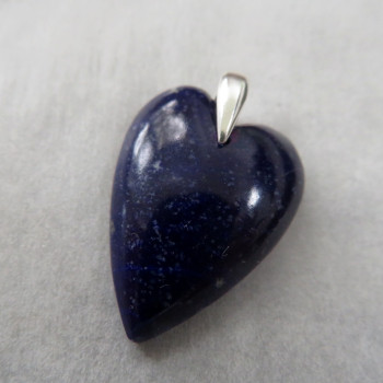 Lapis lazuli tmavý, srdíčko přívěsek č.L1