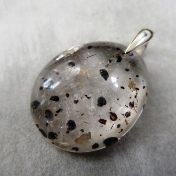 Specularite in crystal, pendant no.4