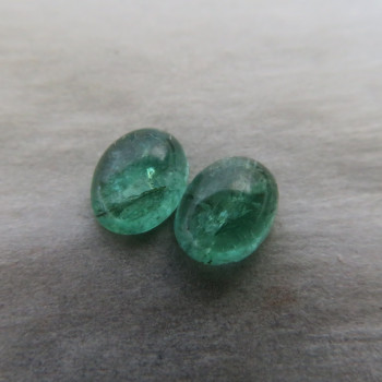 Emerald of Zambia, pair no.S7