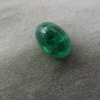 Zambia emerald, cabochon no. S11