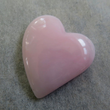 Růžový opál Peru, srdíčko č.4