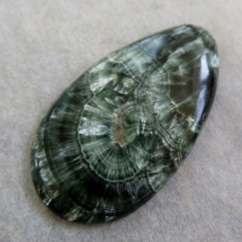 Seraphinite, cabochon no. 4