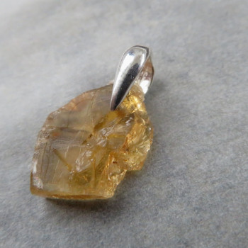 Imperial Topaz, Raw, Pendant No. T4