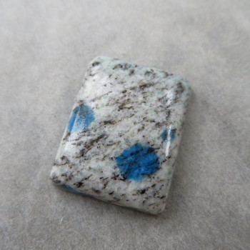 K2 azurite in granite, cabochon 16