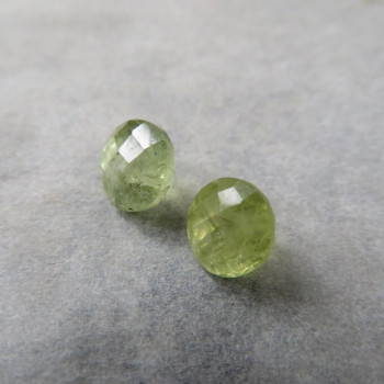 Mali grossular, faceted; 6mm pair of F4