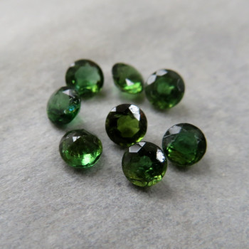 Verdelite, green faceted, darker 3.5 mm