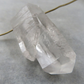 Pure multiple crystal, - drilled crystal no.17