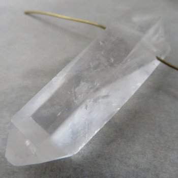 Pure crystal XXL, - drilled crystal No. 19