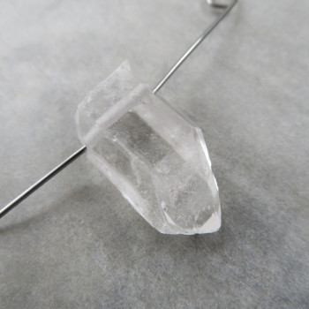 Pure crystal, - drilled crystal No. 02