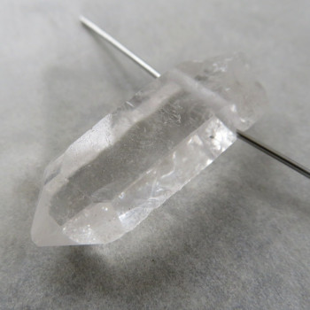 Pure crystal, - drilled crystal No. 08