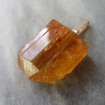 Imperial Topaz, Extra Crystal, Pendant #5