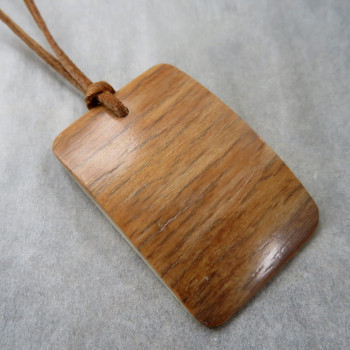 Natural Siberian mammoth, on leather No. 1