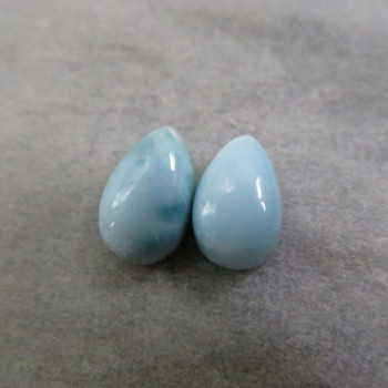 Larimar (7x5mm) pár č.24