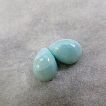 Larimar (7x5mm) pár č.42