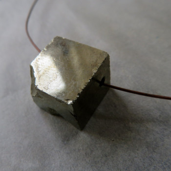 Pyrite - drilled cube No. 5