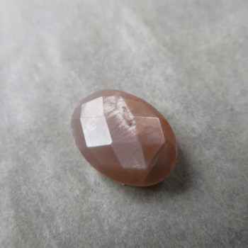Moonstone, double-sided faceted, No. 4