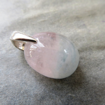 Morganite/Aquamarine Mozambique - pendant no.01