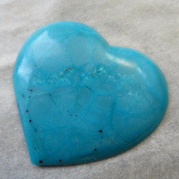 Turquoise chrysocol, cabochon no. 3