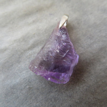Amethyst, Brazil, raw pendant no.04
