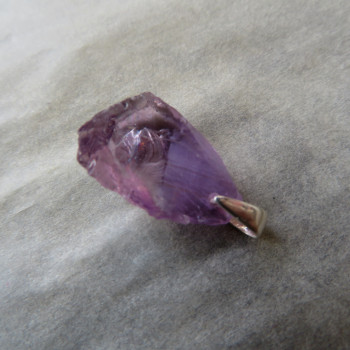 Amethyst, Brazil, raw pendant no.05