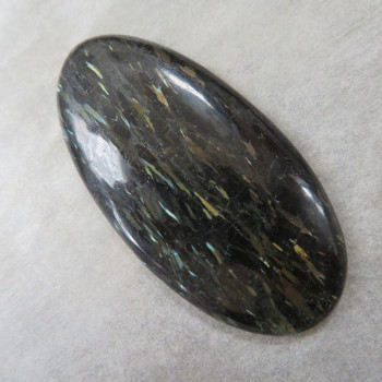 Nuummite, Greenland, cabochon no.2