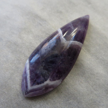  Chevron Amethyst Zambia, cabochon no.4