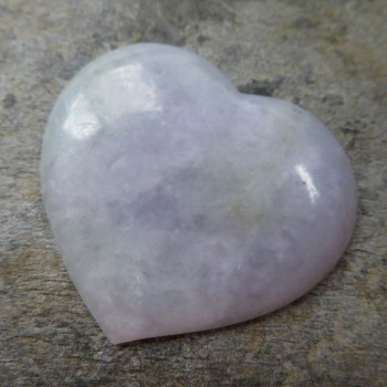 Genuine jadeite cabochon heart no. 1