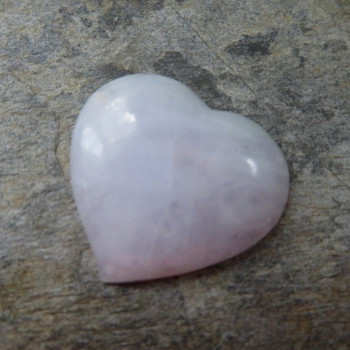 Genuine jadeite cabochon heart no.5