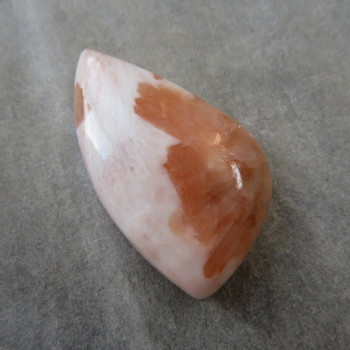 Stilbite with Scolecite cabochon no.013