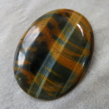 Hawk/Tiger Eye South Africa, heart cabochon no.2