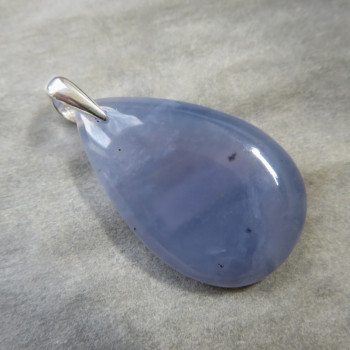 Blue chalcedony extra color, pendant no.Ch1