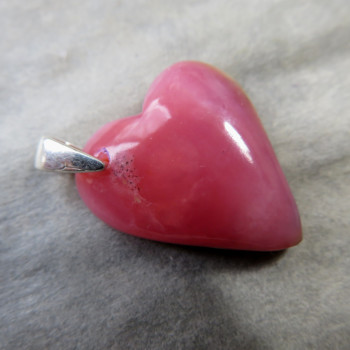 Pink opal Peru, pendant no.A1