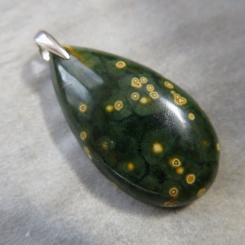 Orbicular jasper, pendant no.V3