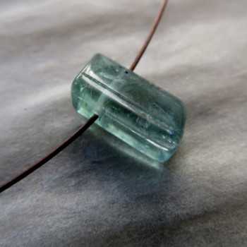 Tourmaline, indigolite, drilled T6