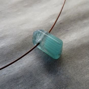 Tourmaline, indigolite, drilled T7