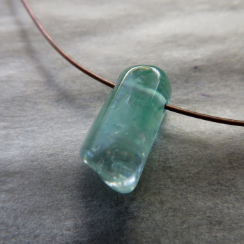 Tourmaline, indigolite, drilled T12