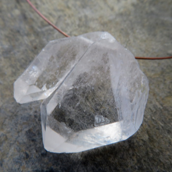 Pure crystal - multiple drilled crystal No. 1