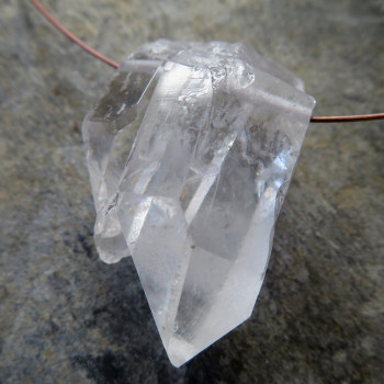 Pure crystal - multiple crystal drilled no. 6