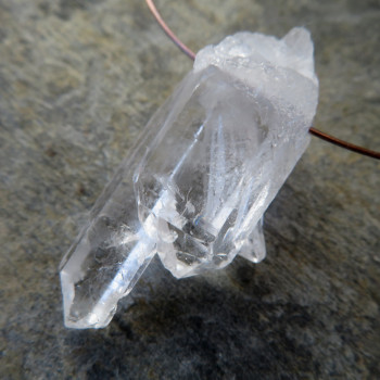 Pure crystal - multiple drilled crystal No. 7