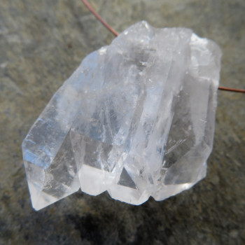 Pure crystal - multiple crystal drilled No. 8